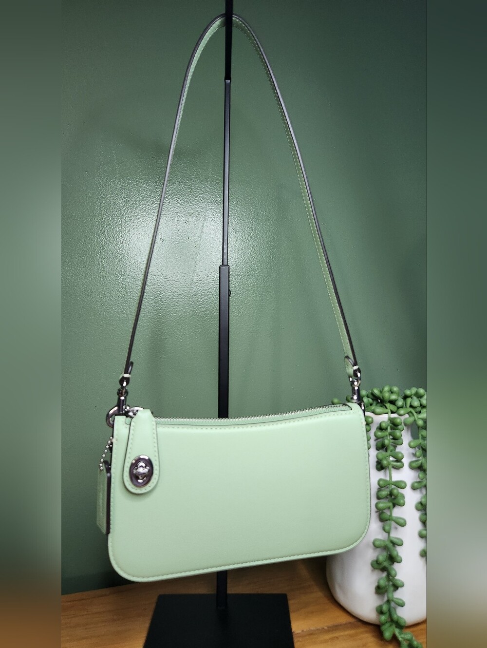 Coach Penn Shoulder Bag, Pale Pistachio, NWOT
